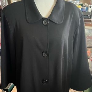 Black Plus Size 2X Blouse/jacket by Elementz Woman